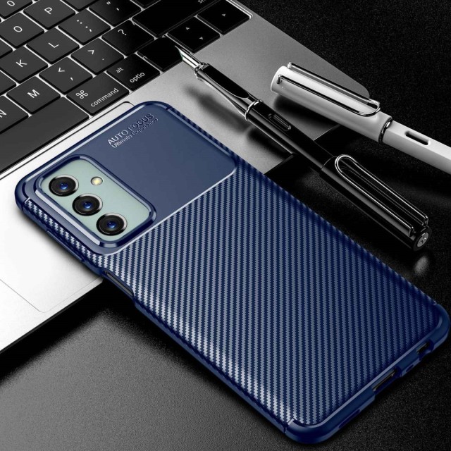 Θήκη Ancus AutoFocus Carbon Fiber για Samsung M13 M135 M23 M236 Μπλέ