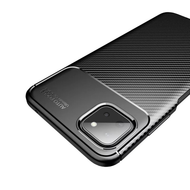 Θήκη Ancus AutoFocus Carbon Fiber για Samsung SM-A226 Galaxy A22 5G Μαύρη