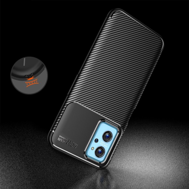 Θήκη Ancus AutoFocus Carbon Fiber για Realme 9i Μαύρη