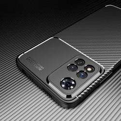 Θήκη Ancus AutoFocus Carbon Fiber για Xiaomi Poco X4 Μαύρη