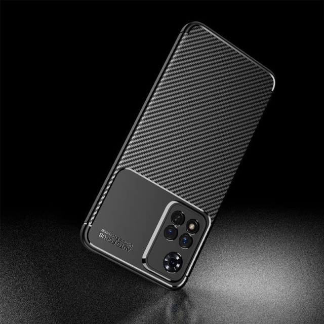 Θήκη Ancus AutoFocus Carbon Fiber για Xiaomi Poco X4 Μαύρη