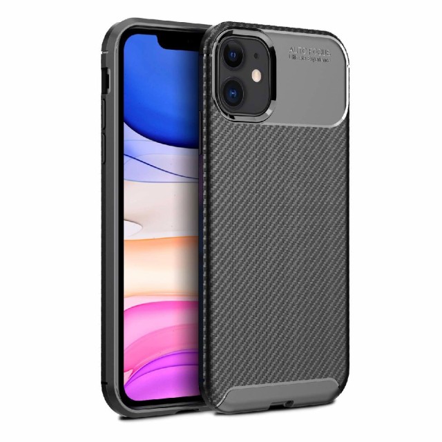 Θήκη Ancus AutoFocus Carbon Fiber για Apple iPhone 11 Μαύρη