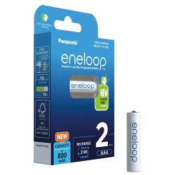 Μπαταρία Επαναφορτιζόμενη Panasonic Eneloop BK-4MCDE/2BE 800 mAh size AAA Ni-MH 1.2V Τεμ. 2