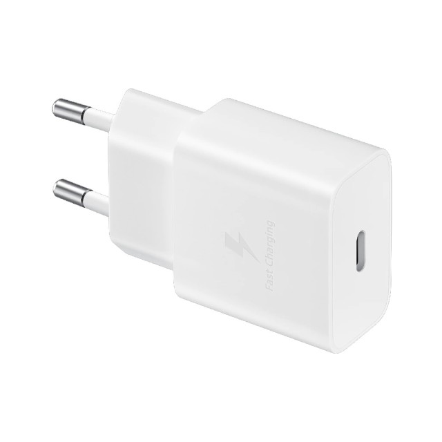 Φορτιστής Ταξιδίου Samsung Fast Charging EP-T1510XWEGEU 15W με Καλώδιο USB-C σε USB-C Λευκό Φορτιστής Ταξιδίου Samsung Fast Charging EP-T1510XWEGEU 15W με Καλώδιο USB-C σε USB-C Λευκό
