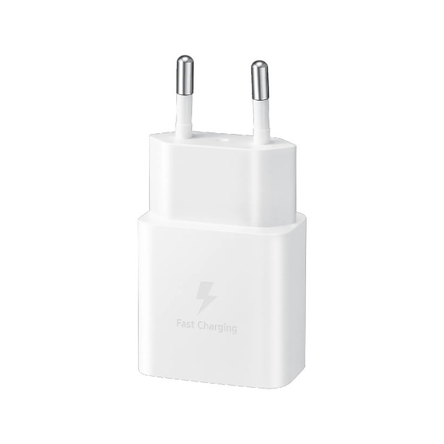 Φορτιστής Ταξιδίου Samsung Fast Charging EP-T1510XWEGEU 15W με Καλώδιο USB-C σε USB-C Λευκό Φορτιστής Ταξιδίου Samsung Fast Charging EP-T1510XWEGEU 15W με Καλώδιο USB-C σε USB-C Λευκό