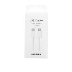 Καλώδιο σύνδεσης Samsung EP-DX310JWEGEU USB-C σε USB-C Λευκό Original 3A 1.8m