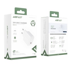 Φορτιστής Ταξιδίου Acefast A1 Fast Charging USB-C PD3.0 PD20W QC3.0 / QC2.0 5V / 2.4A Λευκός