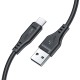 Καλώδιο σύνδεσης Acefast C3-04 USB-A σε USB-C Braided 3A 1.2m Μαύρο