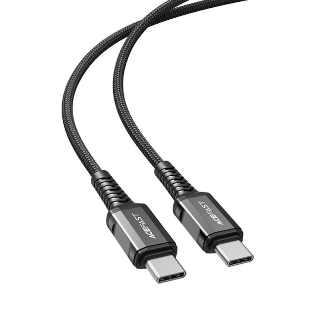 Καλώδιο σύνδεσης Acefast C1-03 USB-C σε USB-C Braided 3A 60W 1.2m Μαύρο