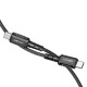 Καλώδιο σύνδεσης Acefast C1-03 USB-C σε USB-C Braided 3A 60W 1.2m Μαύρο