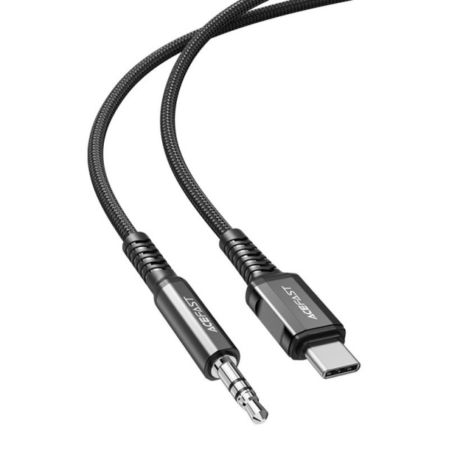 Καλώδιο σύνδεσης Acefast C1-08 USB-C σε 3.5mm Αρσενικό Braided 1.2 Μαύρο