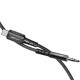 Καλώδιο σύνδεσης Acefast C1-08 USB-C σε 3.5mm Αρσενικό Braided 1.2 Μαύρο