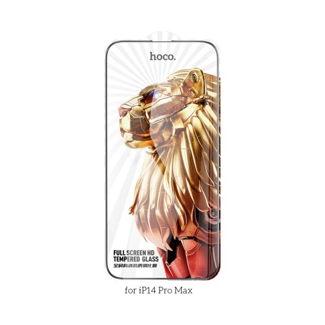 Tempered Glass Hoco G9 Full Screen HD για Apple iPhone 14 Pro Max Σετ 25 τμχ