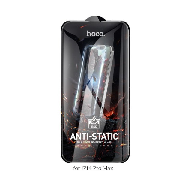 Tempered Glass Hoco G10 Anti-Static Full Screen 2.5D για Apple iPhone 14 Pro Max Σετ 25 τμχ