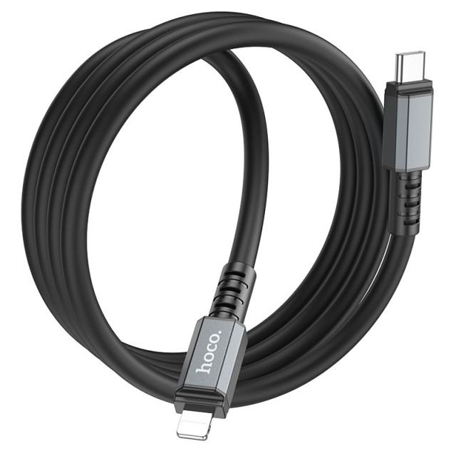 Καλώδιο Σύνδεσης Hoco X85 Strength USB-C σε Lightning PD20W Μαύρο 1m Υψηλής Αντοχής