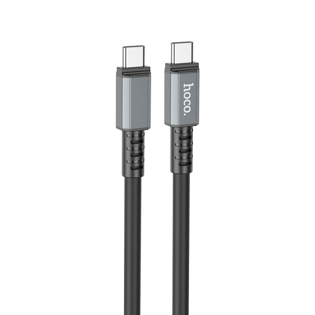 Καλώδιο Σύνδεσης Hoco X85 Strength USB-C σε USB-C 60W 20V/3A Μαύρο 1μ. Υψηλής Αντοχής