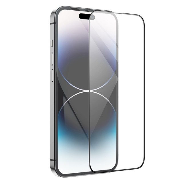 Tempered Glass Hoco G12 5D Full Screen Large Arc Edges Protection 9H για Apple iPhone 14 Pro Max Σετ 25τεμ.