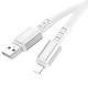 Καλώδιο Σύνδεσης Hoco X85 Strength USB σε Lightning 2.4A Λευκό 1m Υψηλής Αντοχής