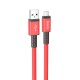 Καλώδιο Σύνδεσης Hoco X85 Strength USB σε Micro-USB 2.4A Κόκκινο 1m Υψηλής Αντοχής