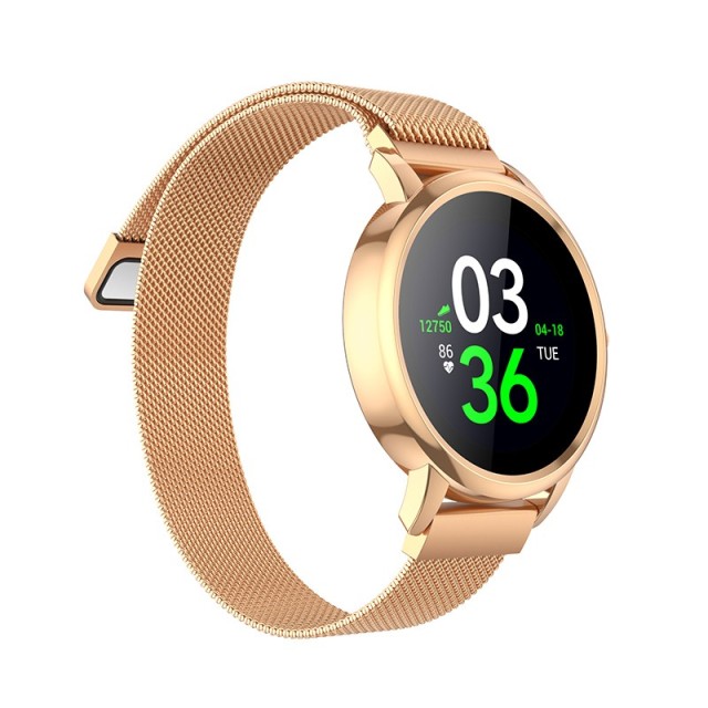 Smartwatch Hoco Y8 IP68 TFT Screen 1.09" 180mAh v5.0 Χρυσό