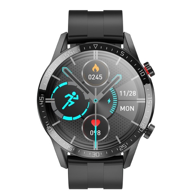 Smartwatch Hoco Y2 Pro IP68 TFT HD IPS Screen 1.28" 260mAh Μαύρο