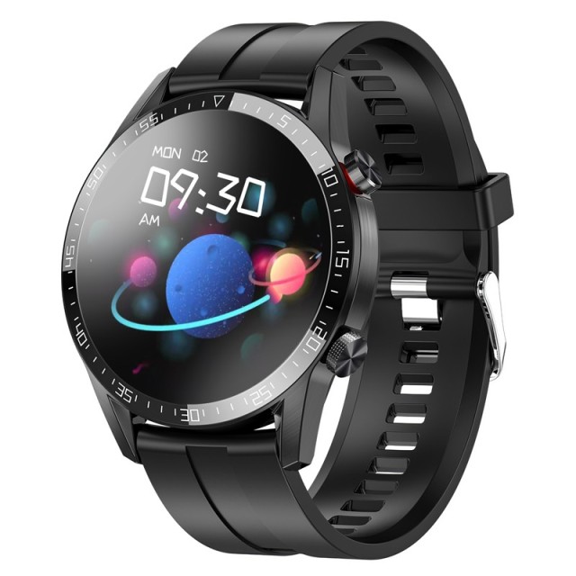 Smartwatch Hoco Y2 Pro IP68 TFT HD IPS Screen 1.28" 260mAh Μαύρο