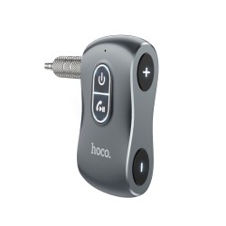 Bluetooth Transmitter Hoco E73 Tour BT v5.0,έξοδος AUX 3.5mm TF Card με Ενσωματωμένο Μικρόφωνο Γκρι