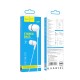 Hands Free Hoco M97 Enjoy Earphones Stereo 3.5mm με Μικρόφωνο και Πλήκτρο Λειτουργίας Λευκά