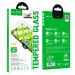 Tempered Glass Hoco A12 Plus Nano 3D Full Screen Edges Protection 9H για Apple iPhone 14 Pro με Μαύρο Περίγραμμα