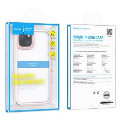 Θήκη Hoco Golden Shield Frosted Protective για Apple iPhone 14 Plus Ροζ