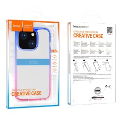 Θήκη Hoco Crystal Color Skin Feel για Apple iPhone 14 Plus Rainbow