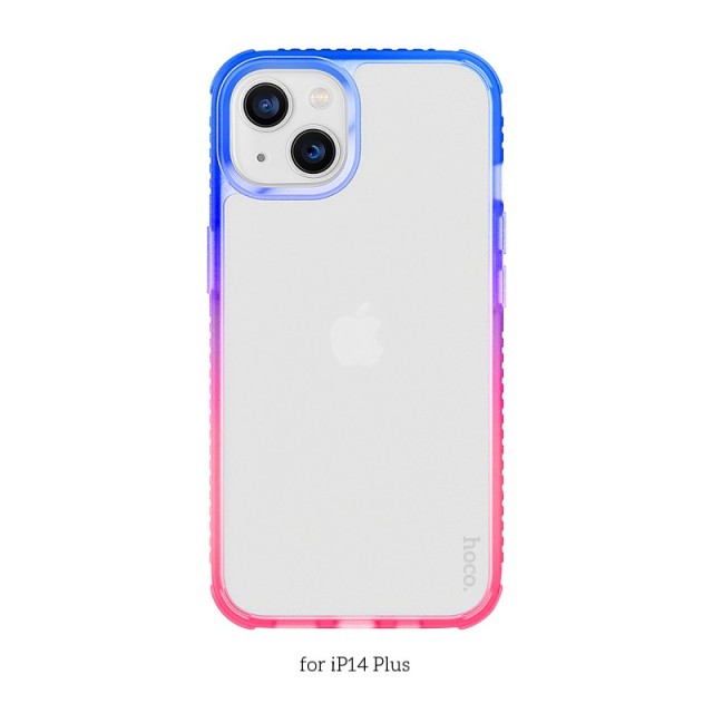 Θήκη Hoco Crystal Color Skin Feel για Apple iPhone 14 Plus Rainbow