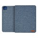 Θήκη Book Fabric Ancus για Apple iPad Air 2022 10.9" Μπλε