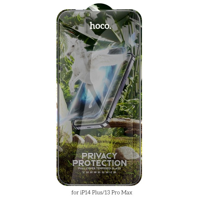 Tempered Glass Hoco G11 Anti-Static 30 Μοίρες Privacy Angle Full Screen 2.5D για Apple iPhone 14 Plus/ 13 Pro Max