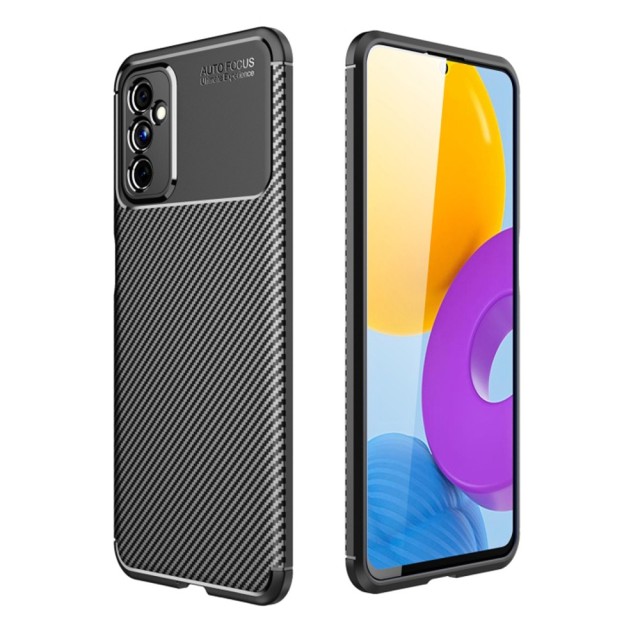 Θήκη Ancus AutoFocus Carbon Fiber για Samsung SM-M526 Galaxy M52 5G Μαύρη