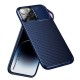 Θήκη Ancus AutoFocus Carbon Fiber για Apple iPhone 14 Pro Max Μπλε