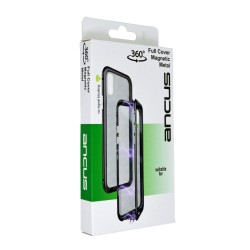 Θήκη Ancus 360 Full Cover Magnetic Metal για Apple iPhone 14 Plus Μαύρη