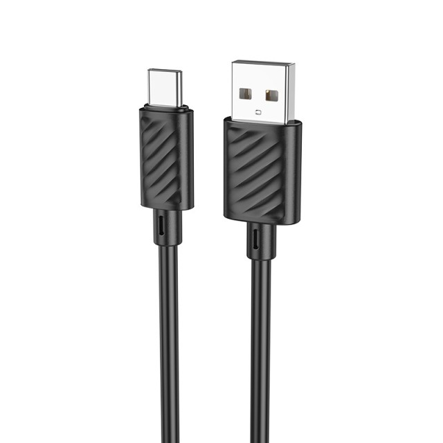 Καλώδιο σύνδεσης Hoco X88 USB σε USB-C 3.0A για Γρήγορη Φόρτιση και Μεταφορά Δεδομένων 1m Μαύρο