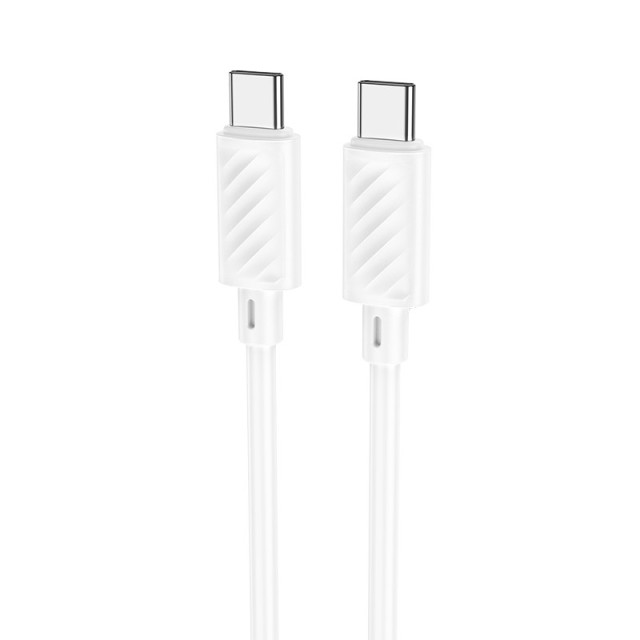 Καλώδιο Hoco X88 USB-C σε USB-C 60W Fast Charging Λευκό 1m Καλώδιο Hoco X88 USB-C σε USB-C 60W Fast Charging Λευκό 1m