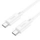 Καλώδιο Hoco X88 USB-C σε USB-C 60W Fast Charging Λευκό 1m Καλώδιο Hoco X88 USB-C σε USB-C 60W Fast Charging Λευκό 1m