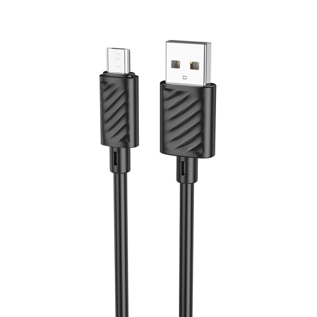 Καλώδιο σύνδεσης Hoco X88 USB σε Micro USB 2.4A 1m Μαύρο