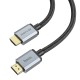 Καλώδιο σύνδεσης HDMI Hoco US03 HDMI 2.1 σε 8K 60Hz Ultra HD 48Gbps Μαύρο 1m Braided