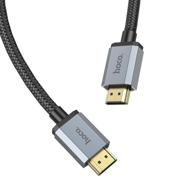 Καλώδιο σύνδεσης HDMI Hoco US03 HDMI 2.0 σε 4K 60Hz HD 18Gbps Μαύρο 1m Braided