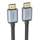 Καλώδιο σύνδεσης HDMI Hoco US03 HDMI 2.0 σε 4K 60Hz HD 18Gbps Μαύρο 1m Braided