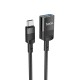 Καλώδιο Προέκτασης Hoco U107 USB-C Αρσενικό σε USB 3.0 Θηλυκό 5V/2A 5Gbps OTG 1.2m Μαύρο