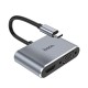 Hub USB-C Hoco HB29 Easy-Lead με HDMI 4K 30Hz και VGA 1080P 1.5m Γκρι