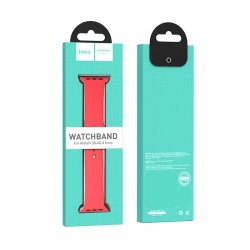 Watchband Hoco WA01 Flexible 38/40/41mm για Apple Watch series 1/2/3/4/5/6/7/8/SE Κόκκινο Silicone Band