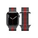 Watchband Hoco WA03 Simple Beauty 38/40/41mm για Apple Watch series 1/2/3/4/5/6/7/8/SE Stainless Steel Μαύρο και Κόκκινο