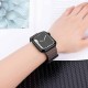 Watchband Hoco WA06 Flexible Military Pattern 42/44/45/49mm για Apple Watch 1/2/3/4/5/6/7/8/SE/Ultra Coffee Black Silicon Band