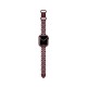 Watchband Hoco WA09 Flexible Rhombus Hollow 42/44/45/49mm για Apple Watch 1/2/3/4/5/6/7/8/SE/Ultra Red Wine Silicon Band